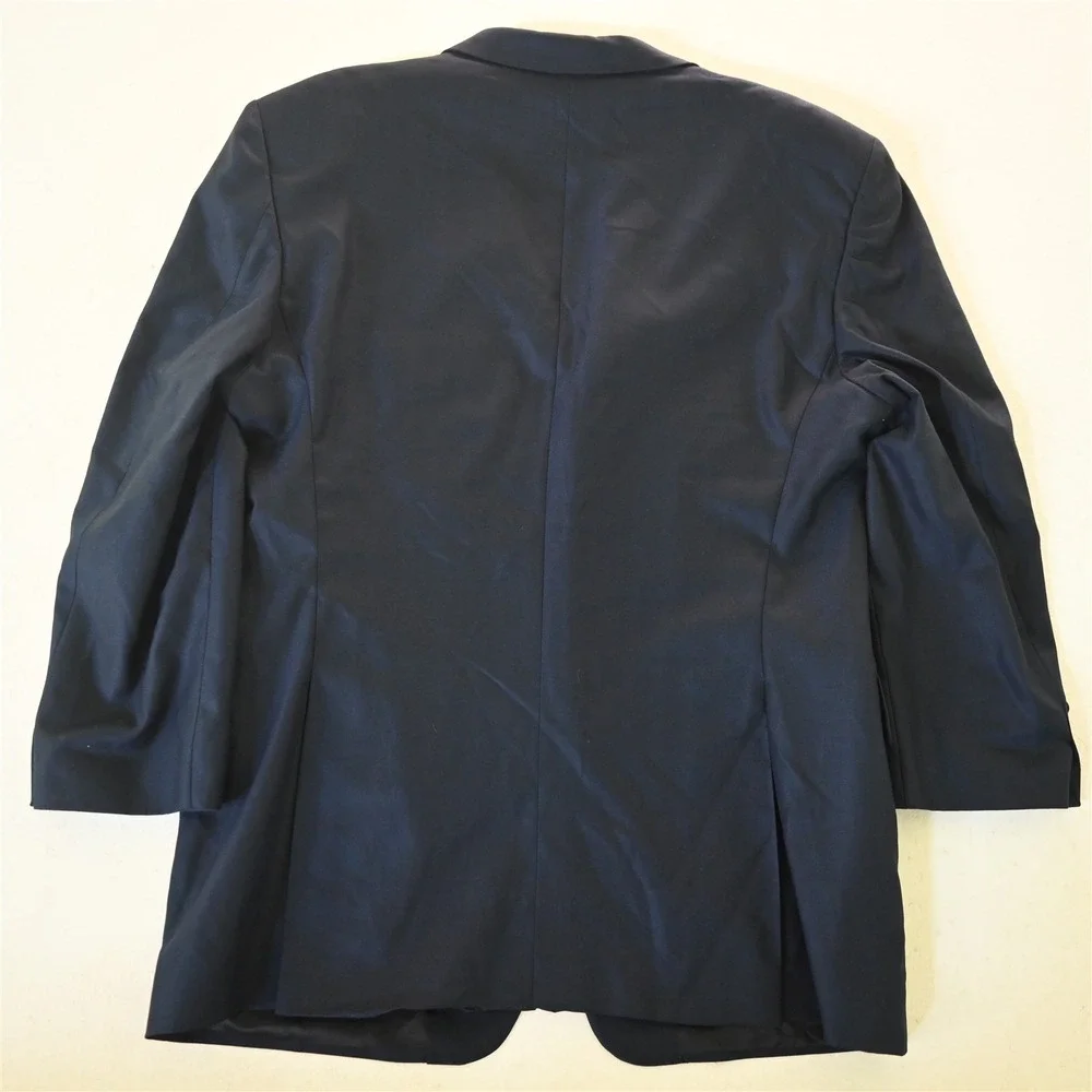 G. Mazoni‎ 44R Herringbone Loro Piana Super 120s Italy Blazer Jacket Sport Coat